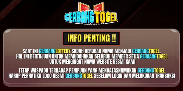 gerbanglottery agen judi online